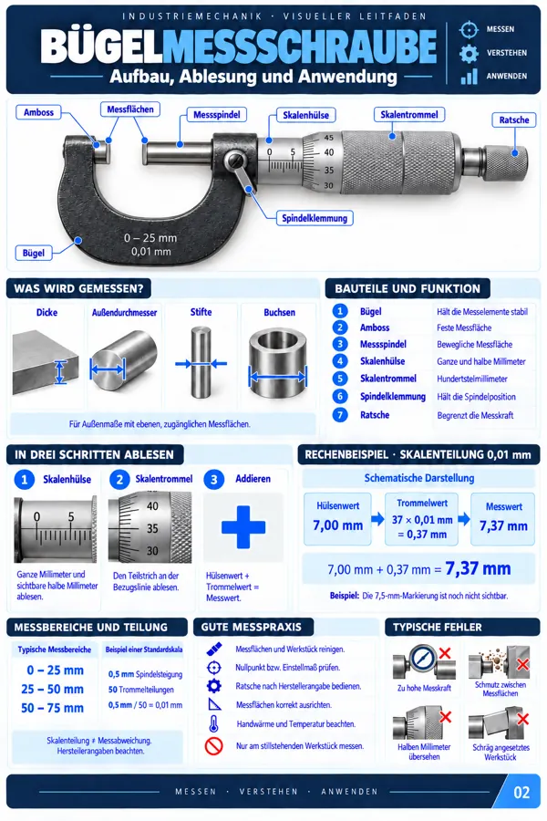 Original-Lerntafel Industriemechanik