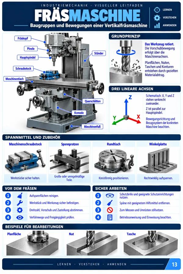 Original-Lerntafel Industriemechanik