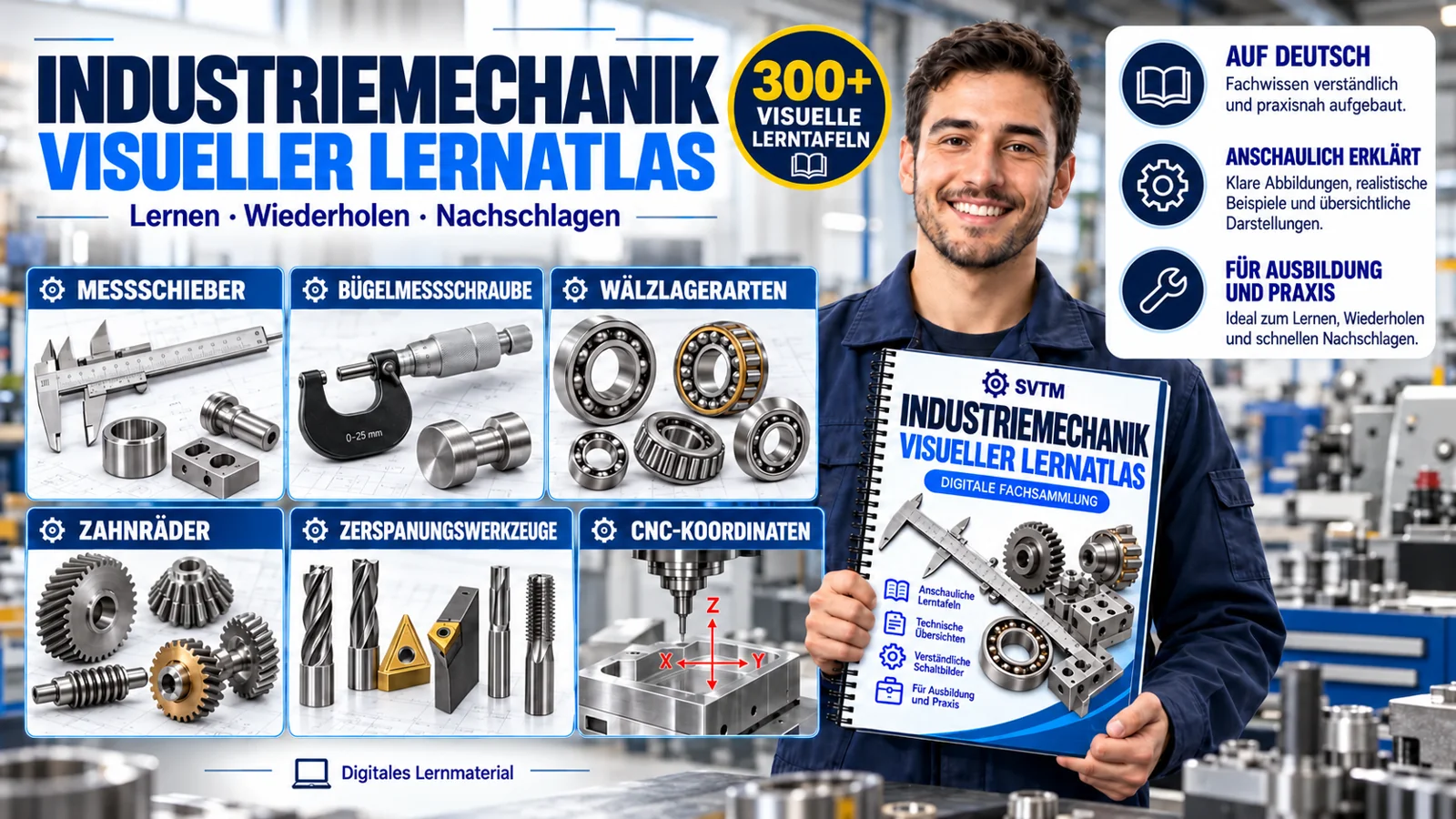 Industriemechanik – deutsches Lernmaterial